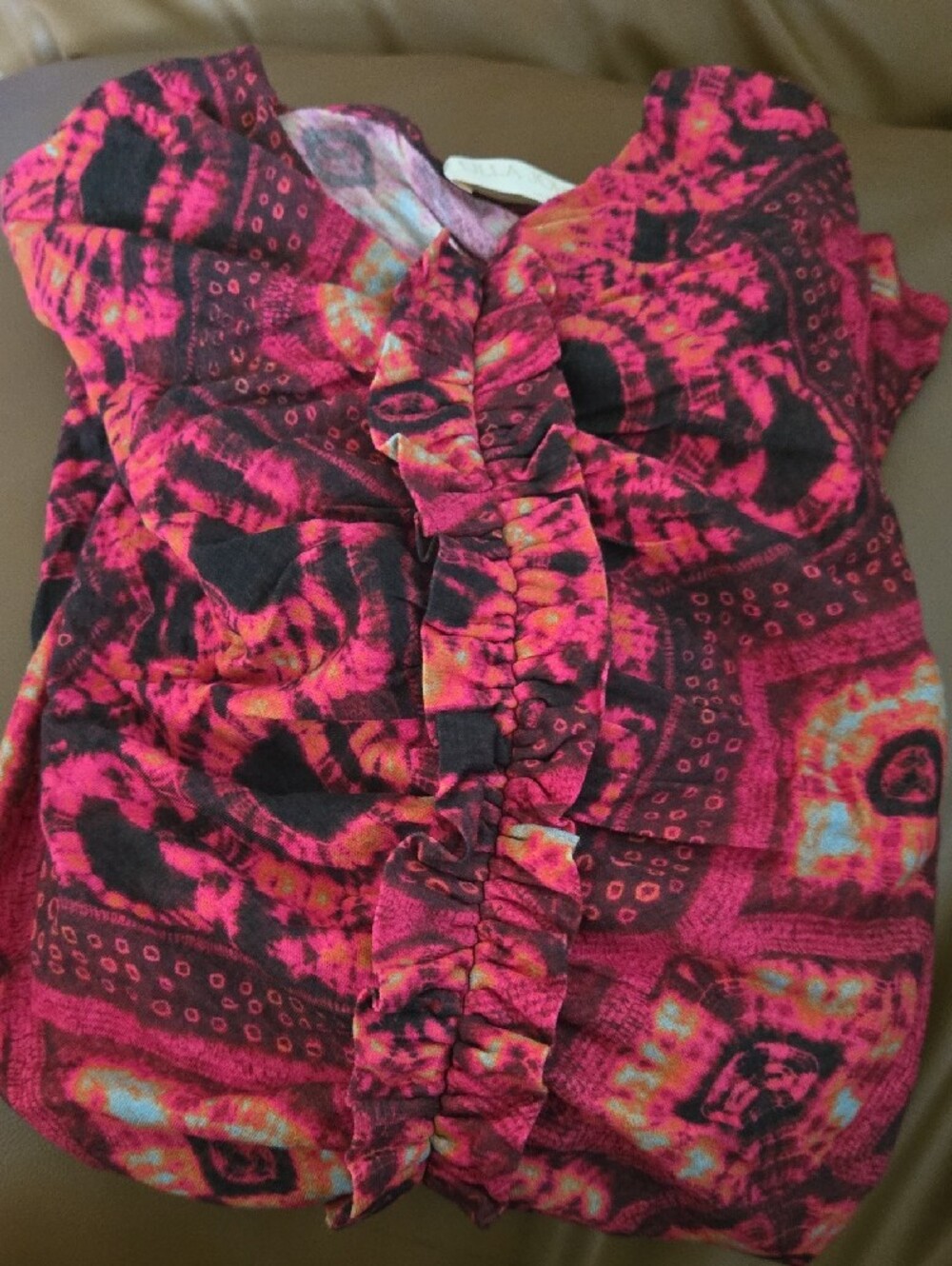 Ulla Johnson Ruffle Front Tee - Picture 4 of 4